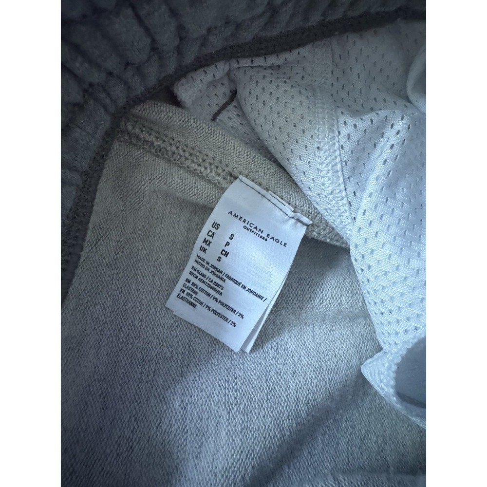American Eagle Zip Pocket Jogger Sweatpants Gray Sz Small Athleisure - Picture 8 of 10